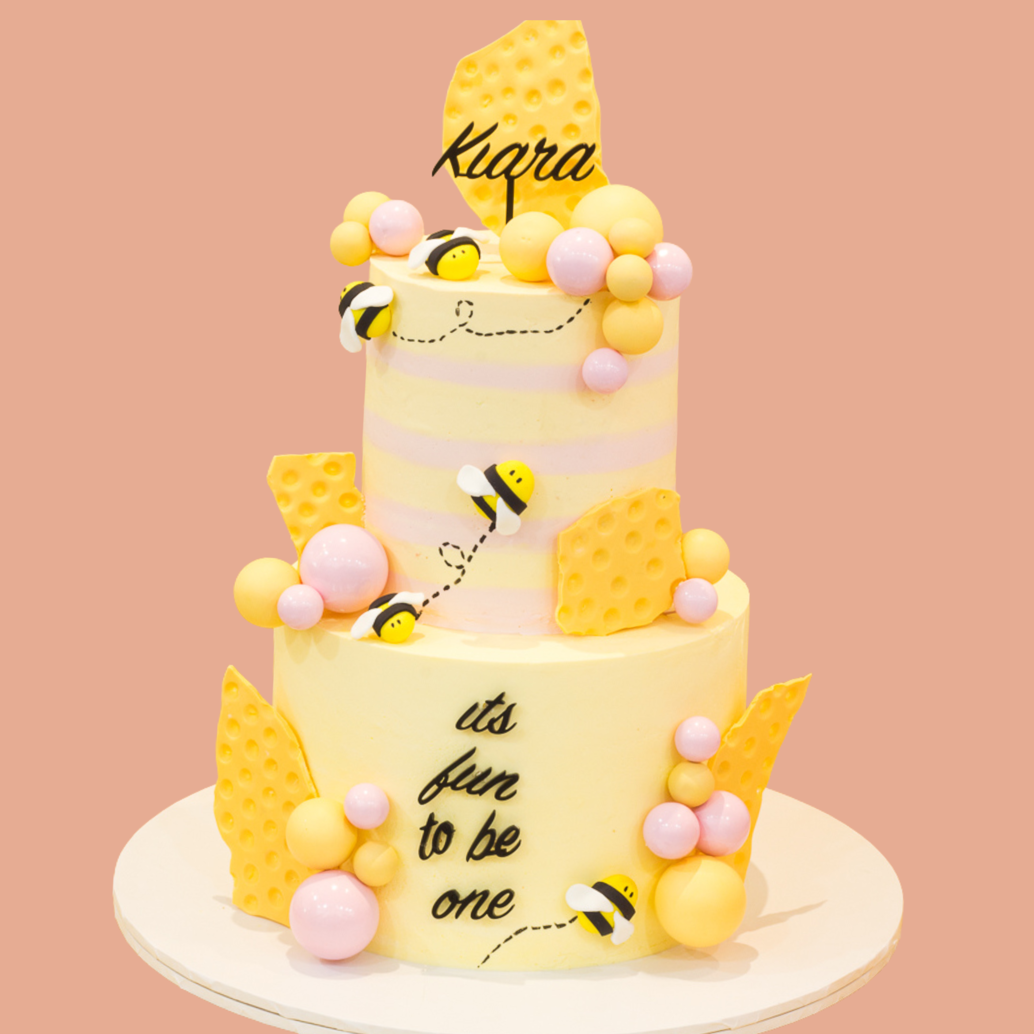 Bees Theme Cake